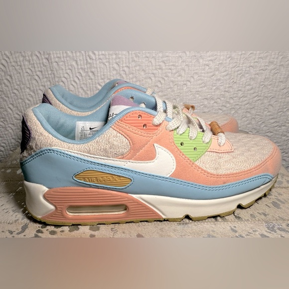 Nike Air Max 90 SE Sun Club Multicolor Sneakers Women’s Size 9.5 - Picture 2 of 7